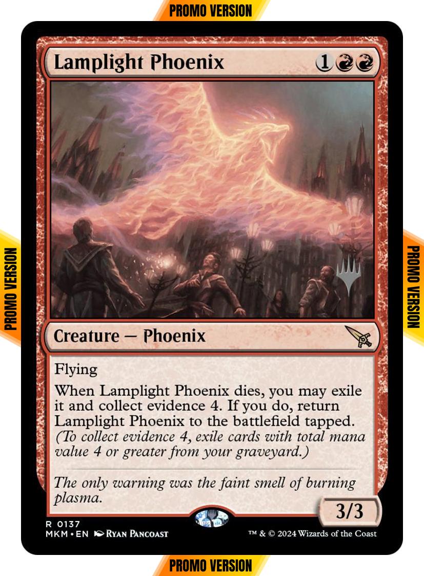 Lamplight Phoenix [137p] [Promo Pack] [Murders at Karlov Manor: Promos] [Non-Foil]