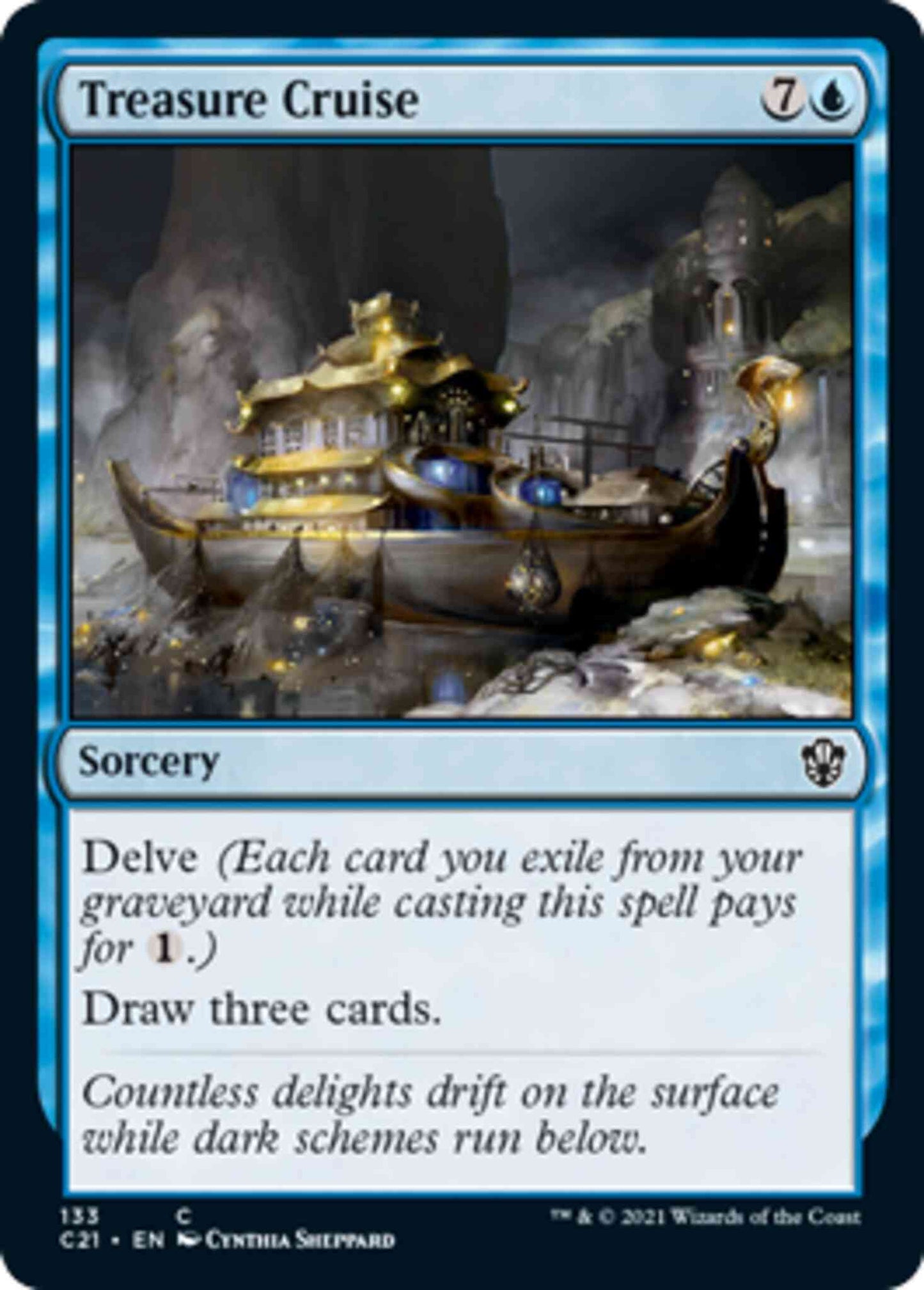 Treasure Cruise [133] [Commander 2021] [Non-Foil]