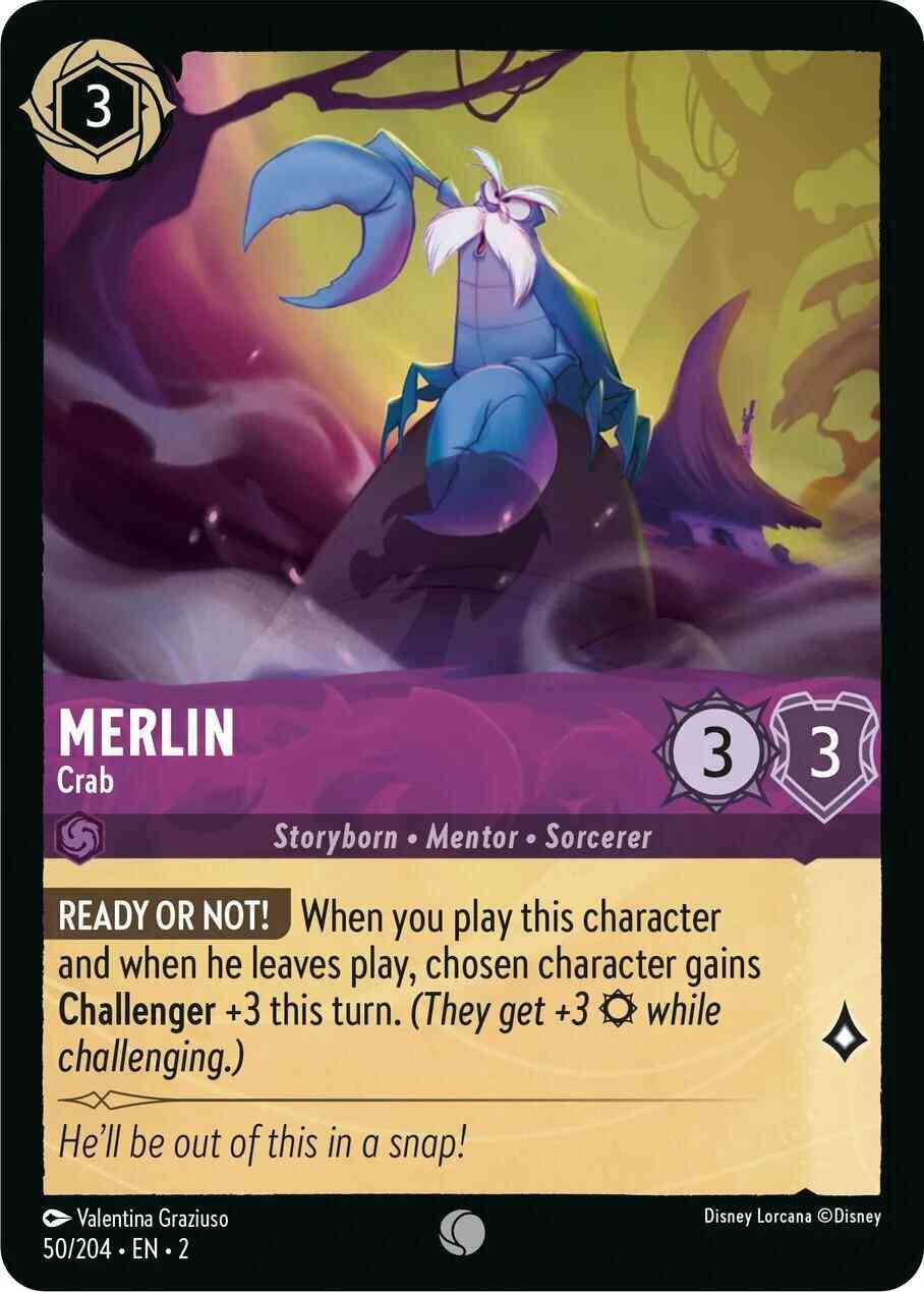 Merlin - Crab - 50/204 [Rise Of The Floodborn] [Non-Foil]