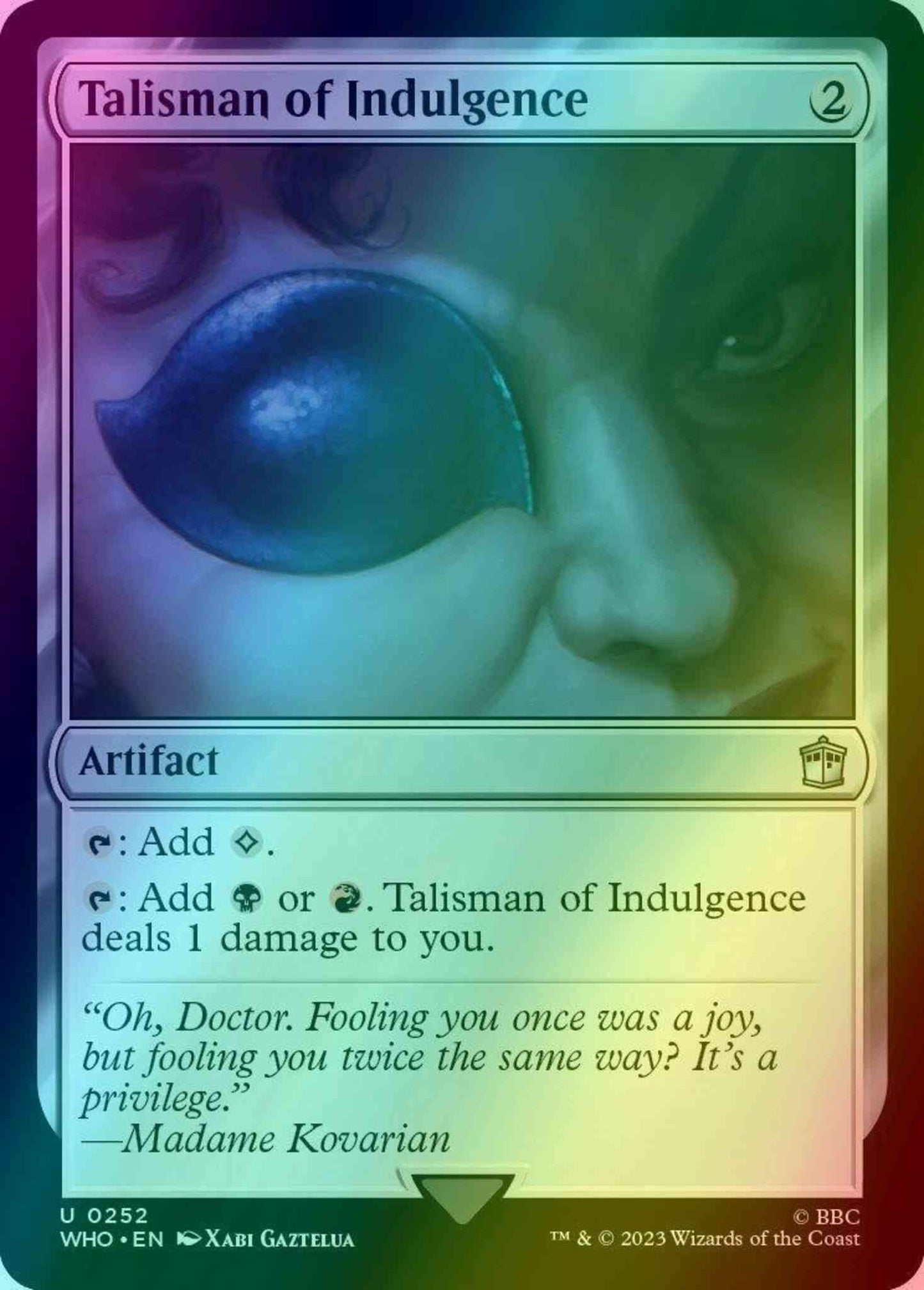Talisman of Indulgence [252] [Universes Beyond: Doctor Who] [Foil]