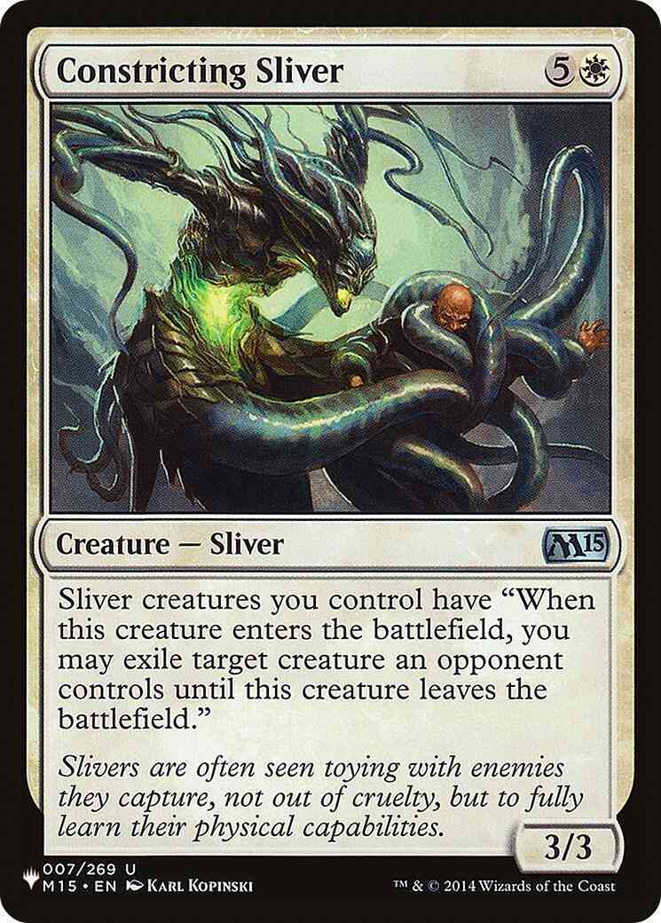 Constricting Sliver [M15-7] [The List] [Non-Foil]
