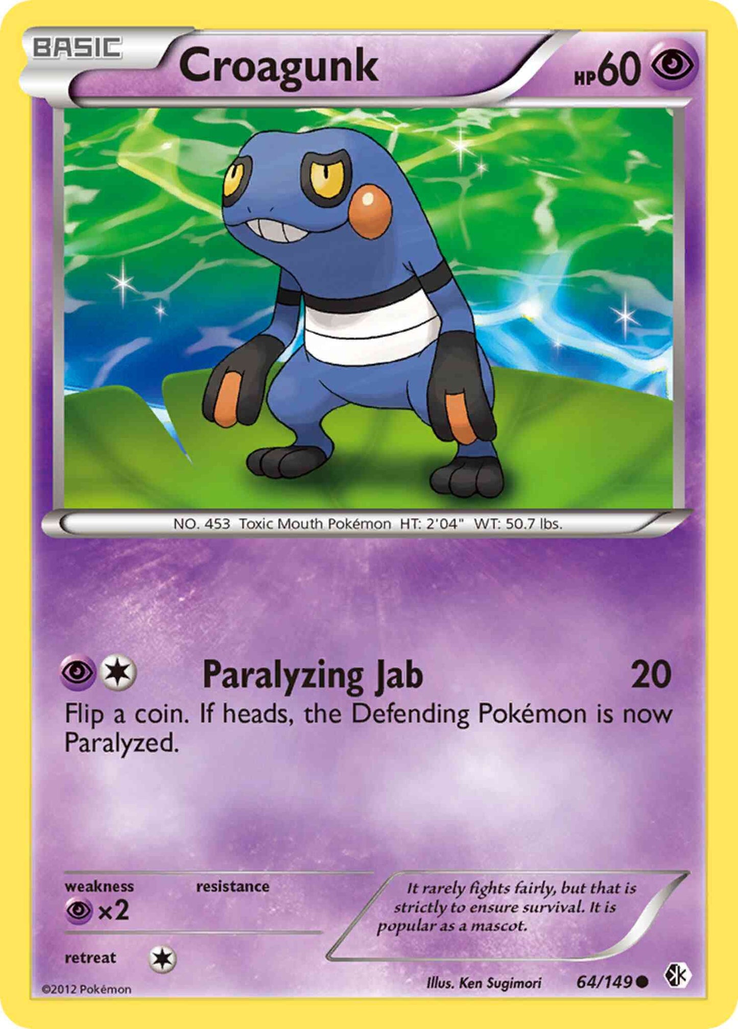 Croagunk - 64/149 - Common [bw7-64] [Non-Holo]