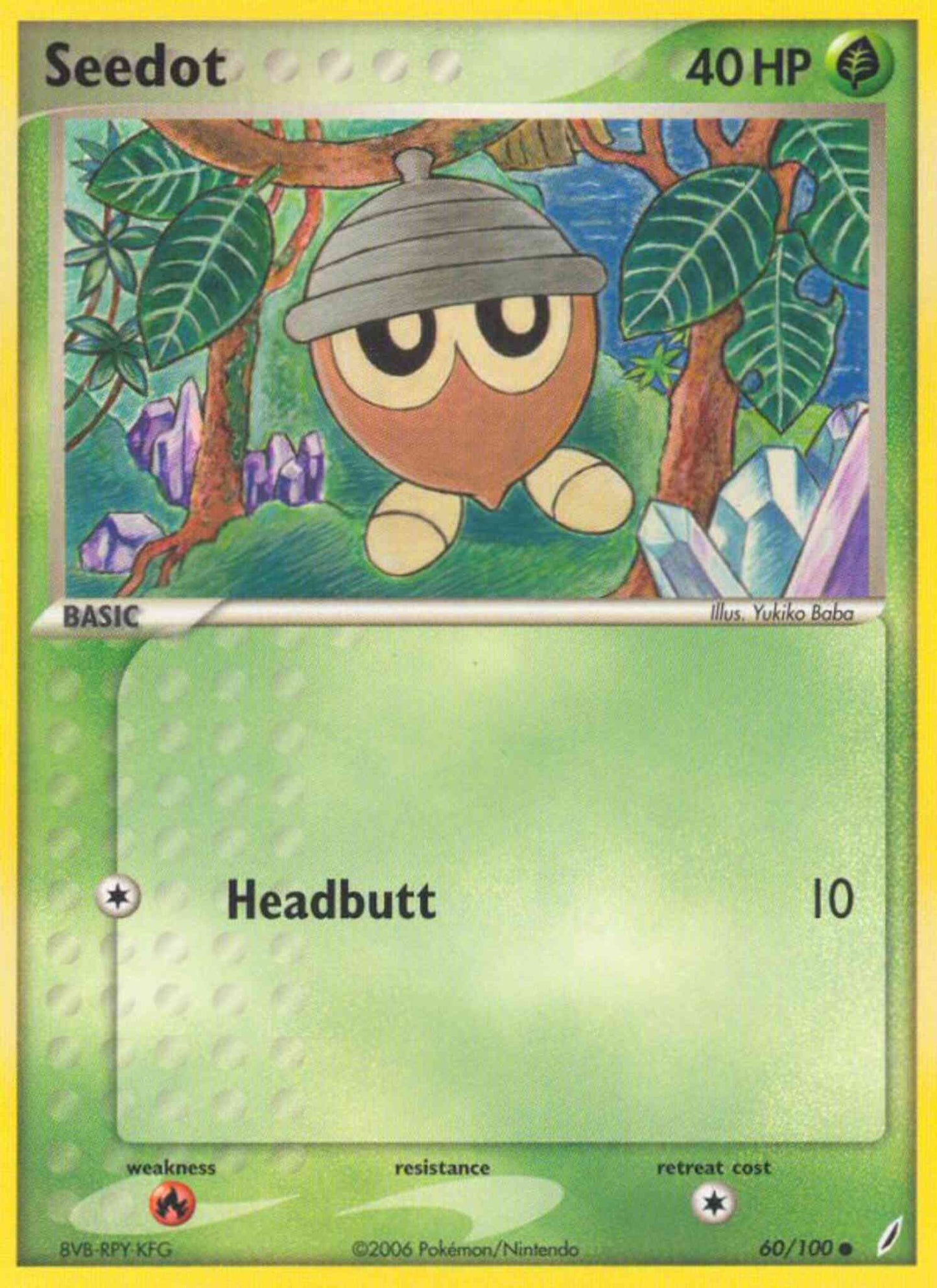 Seedot - 60/100 - Common [ex14-60] [Reverse Holo]