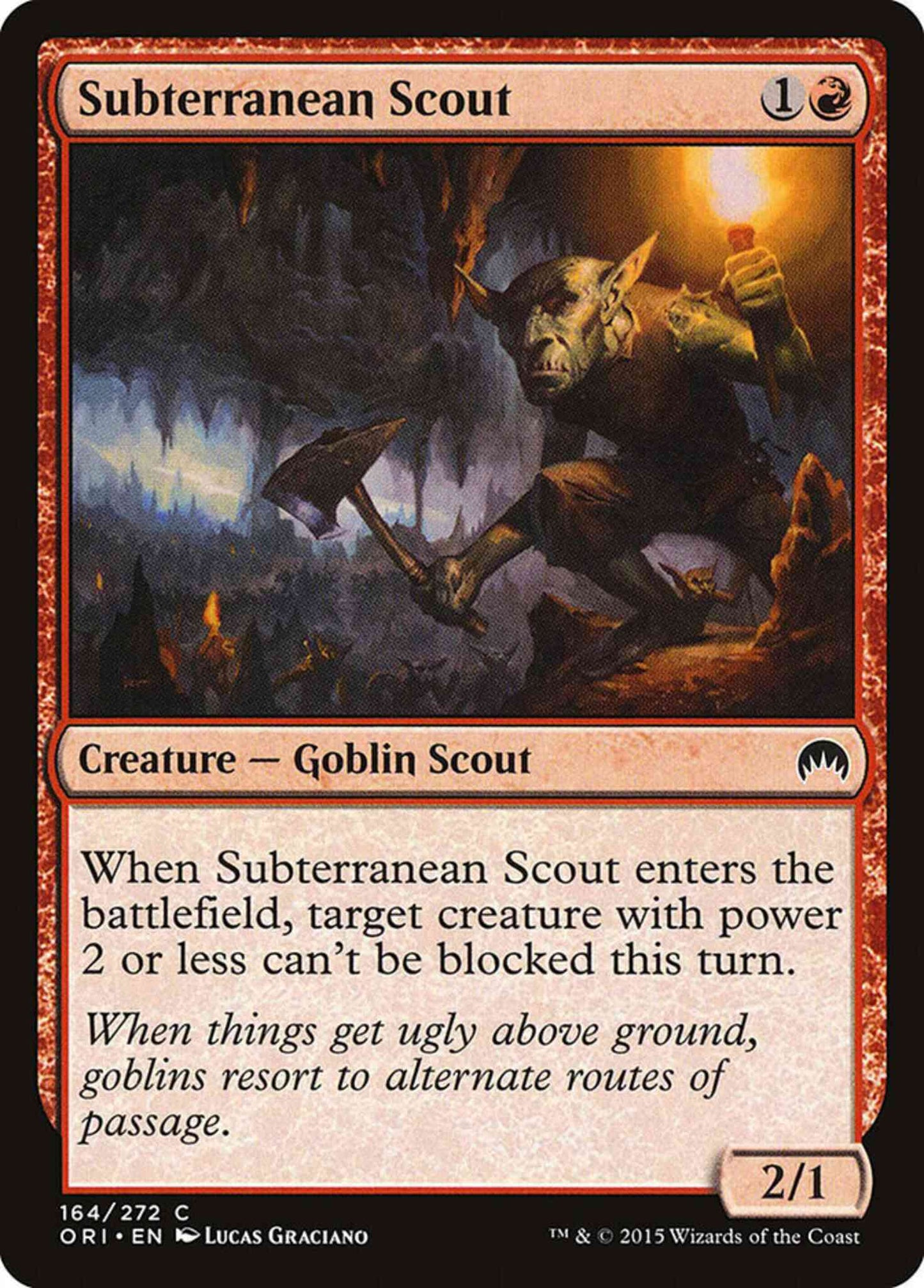 Subterranean Scout [164] [Magic Origins] [Non-Foil]