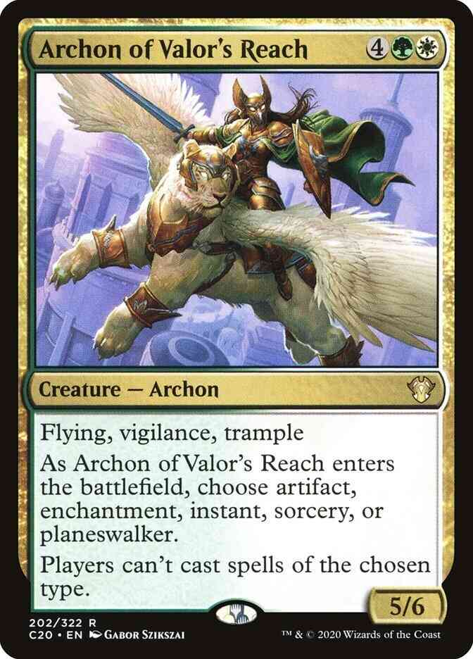 Archon of Valor's Reach [Commander 2020] [Non-Foil]