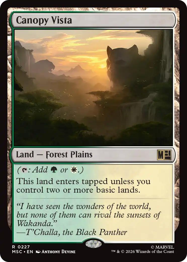 Canopy Vista [227] [Marvel Super Heroes: Commander] [Non-Foil]