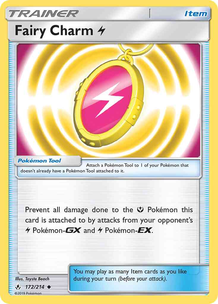 Fairy Charm Lightning - 172/214 - Uncommon [sm10-172] [Reverse Holo]