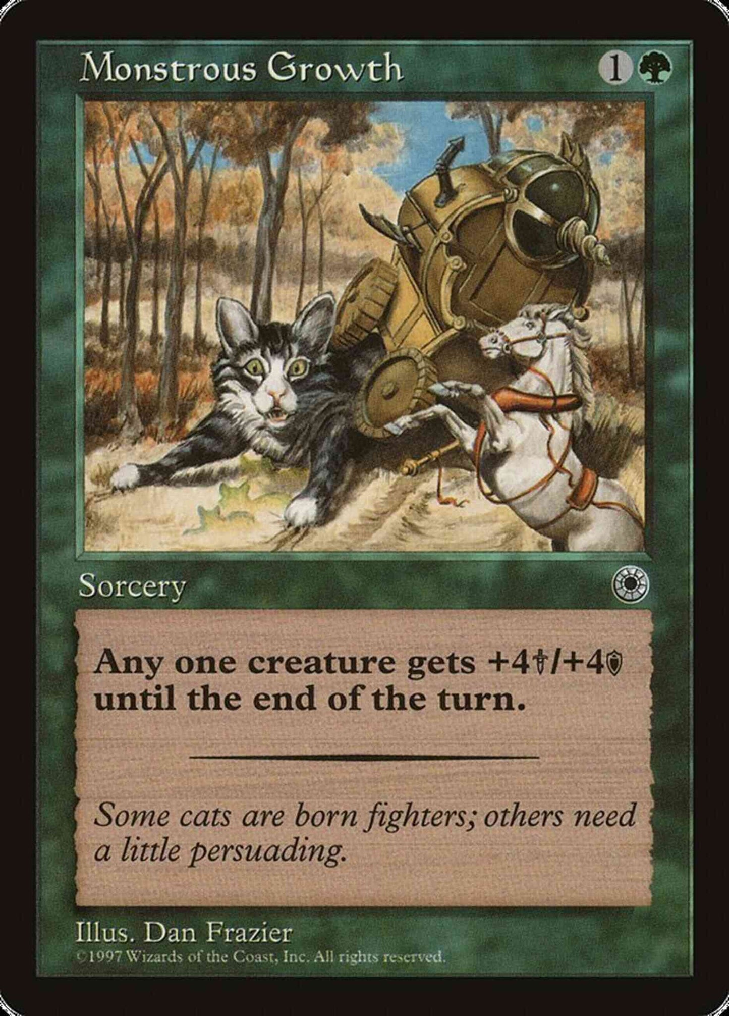 Monstrous Growth [173] [Flavor Text] [Portal 1] [Non-Foil]