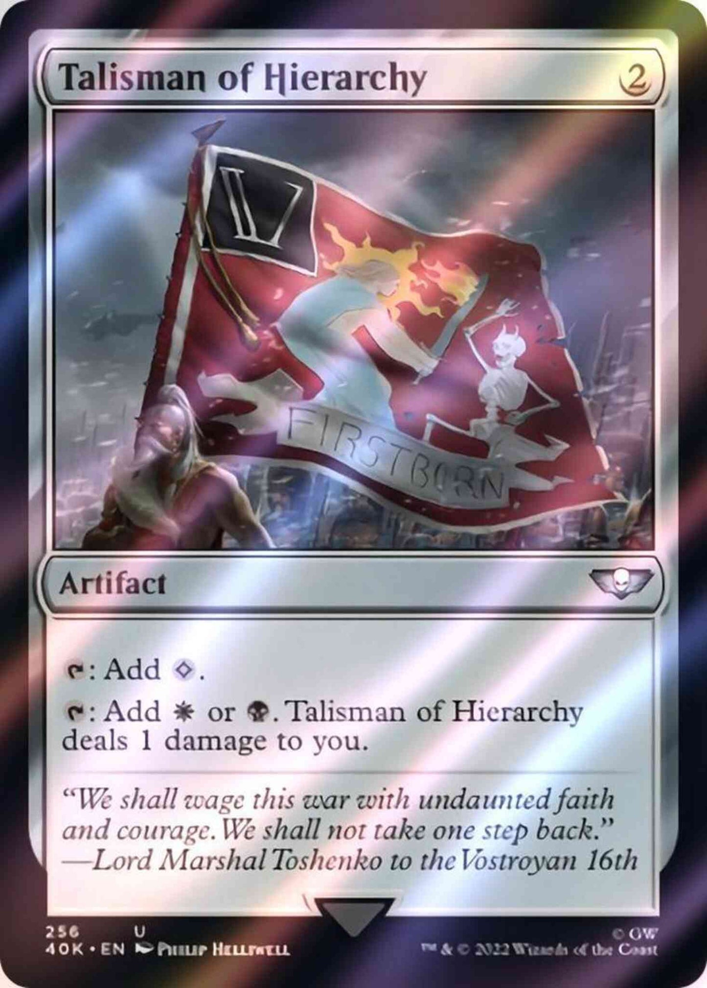 Talisman of Hierarchy [256] [Universes Beyond: Warhammer 40,000] [Surge Foil]