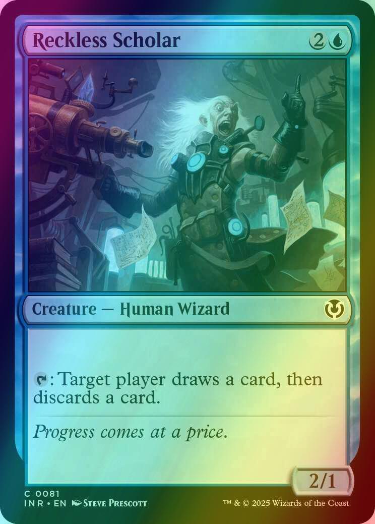 Reckless Scholar [81] [Innistrad Remastered] [Foil]