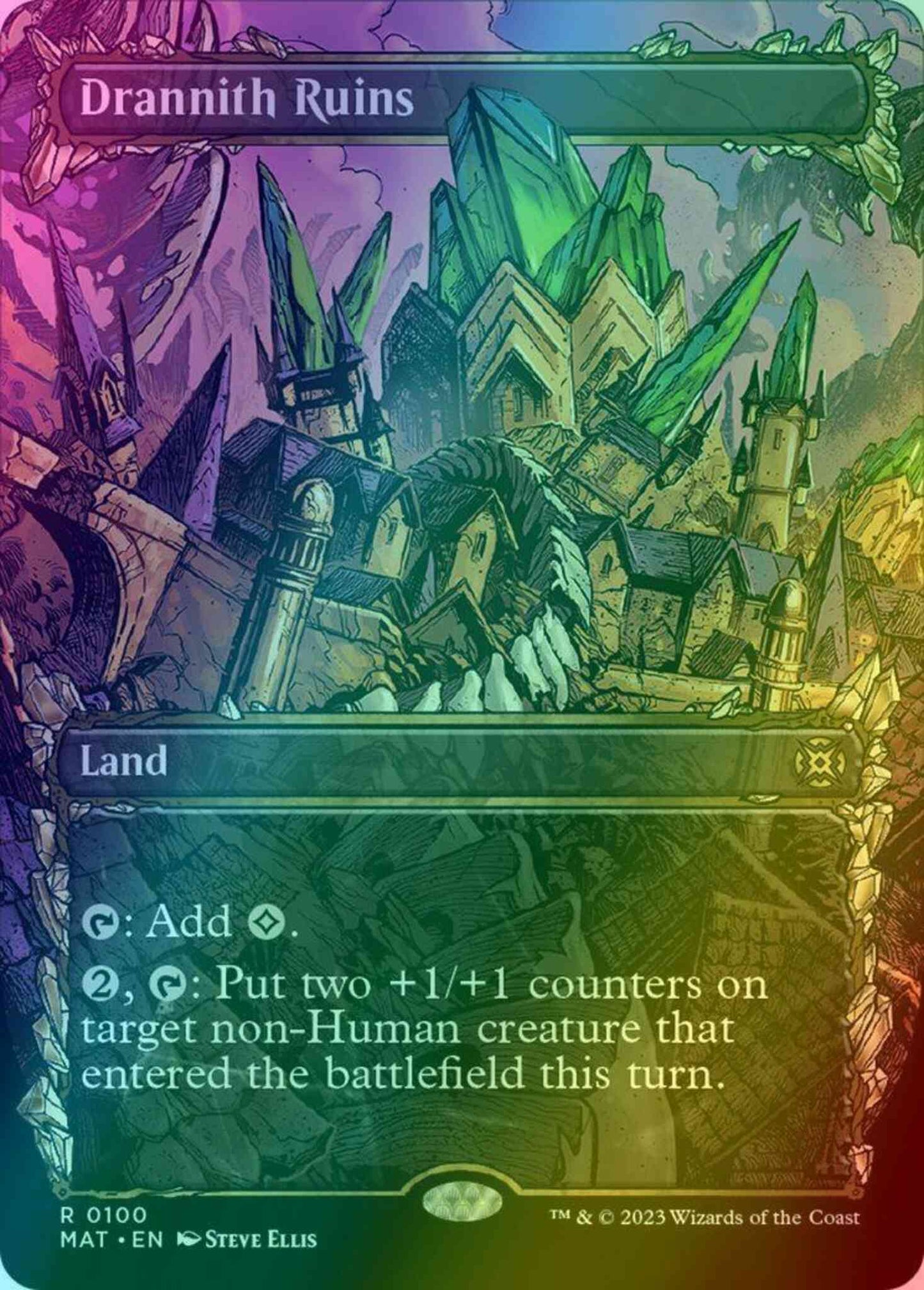 Drannith Ruins [100] [Planar Showcase] [March of the Machine: The Aftermath] [Foil]