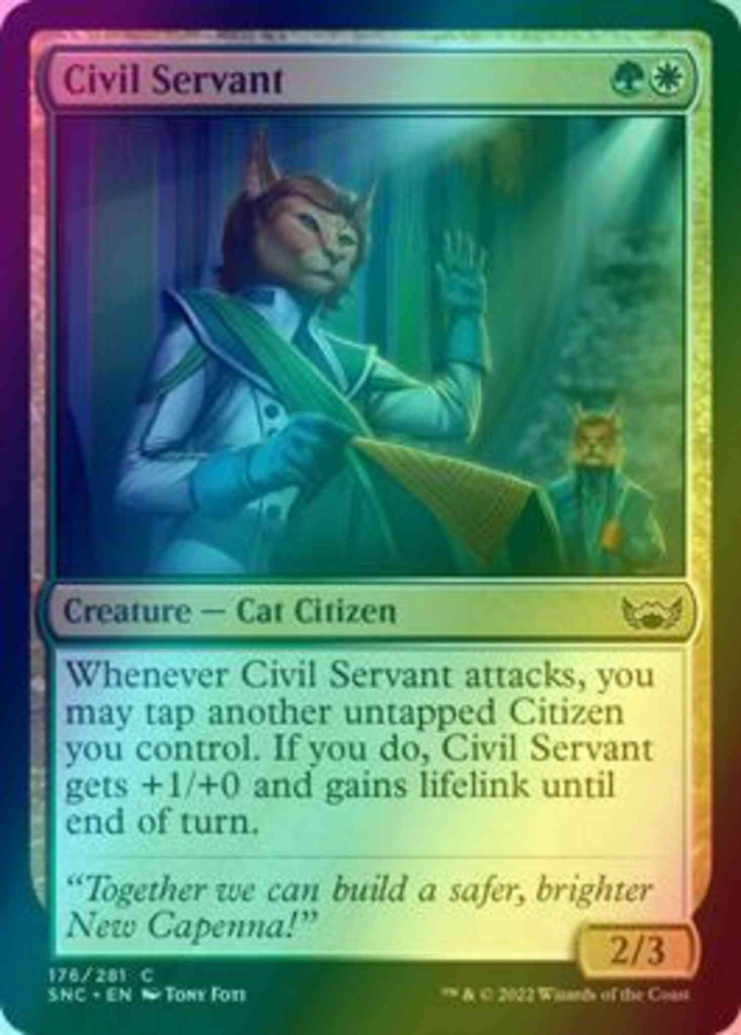 Civil Servant [176] [Streets of New Capenna] [Foil]