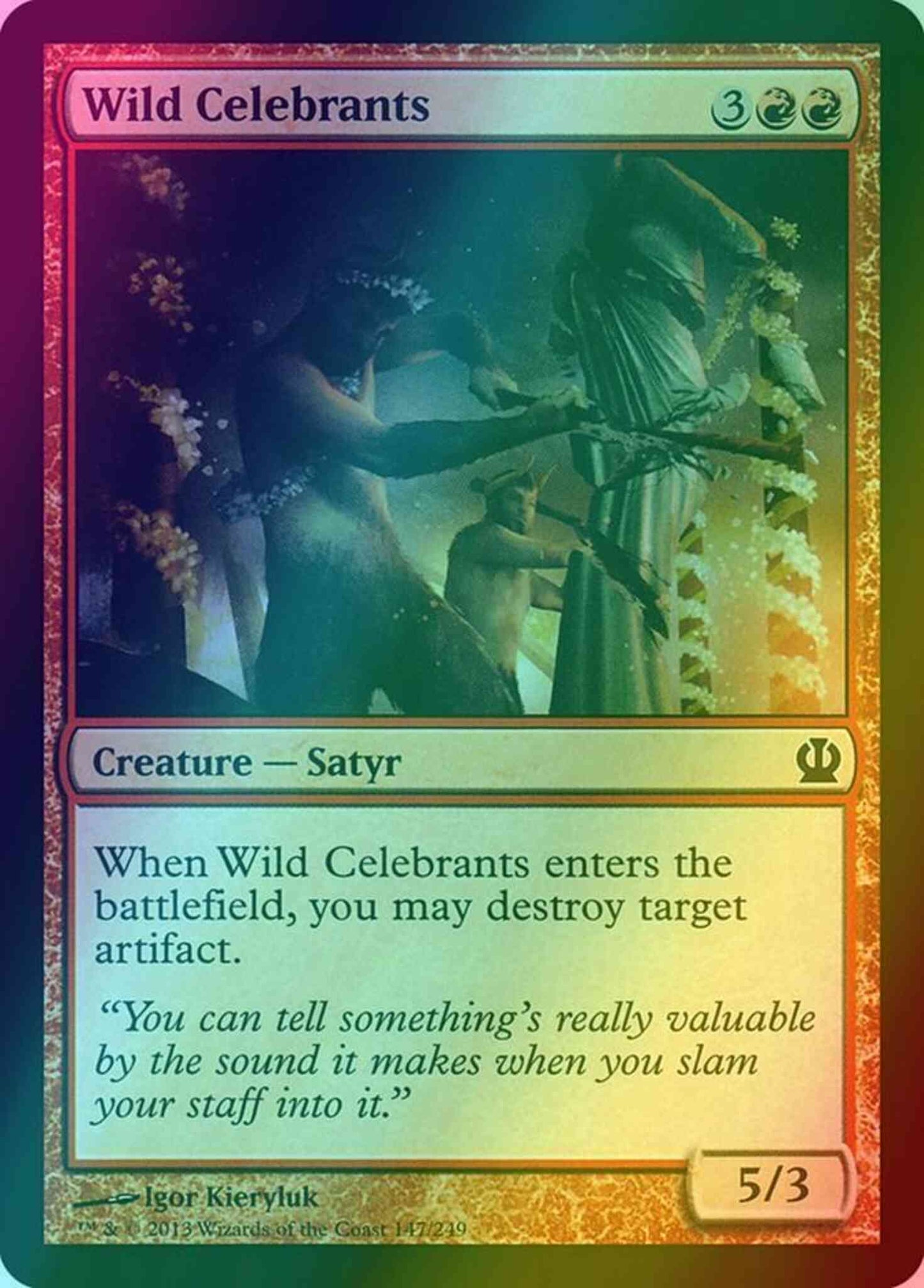 Wild Celebrants [147] [Theros] [Foil]