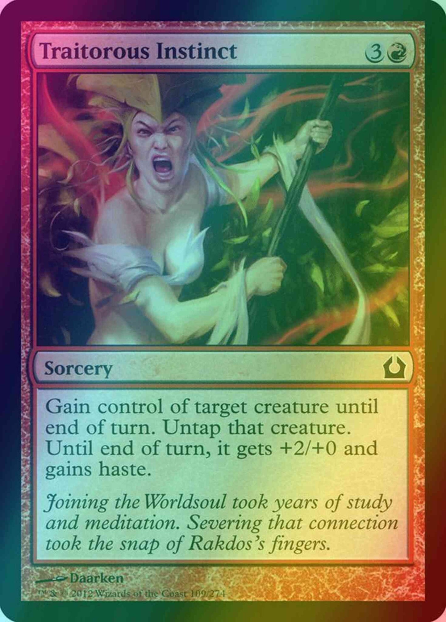 Traitorous Instinct [109] [Return To Ravnica] [Foil]