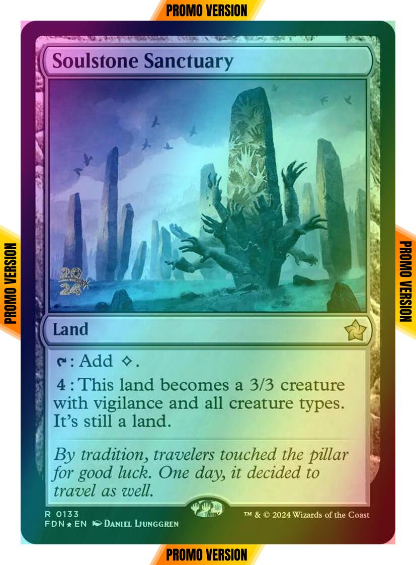 Soulstone Sanctuary [133s] [Prerelease] [Foundations: Promos] [Foil]