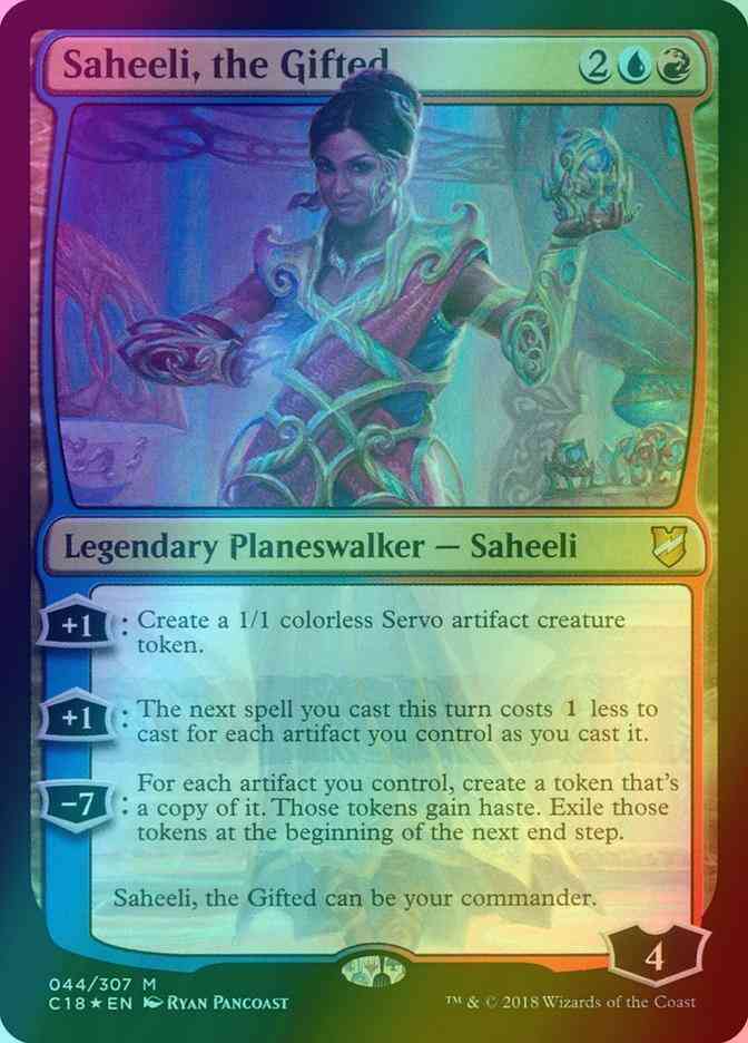 Saheeli, the Gifted [44] [Commander 2018] [Foil]