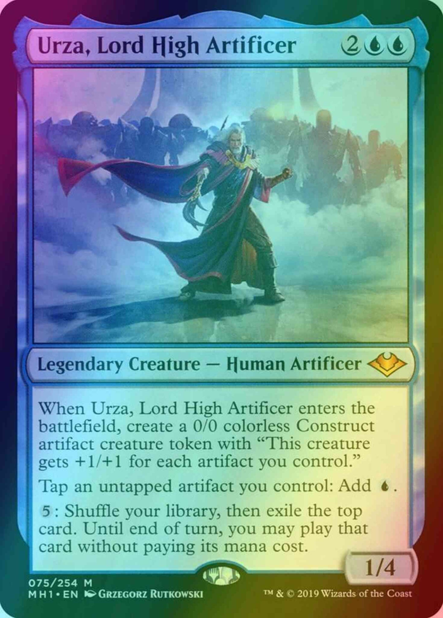 Urza, Lord High Artificer [75] [Modern Horizons] [Foil]
