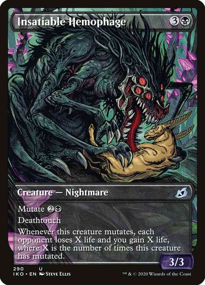 Insatiable Hemophage [290] [Alternate Art] [Ikoria: Lair of Behemoths] [Non-Foil]