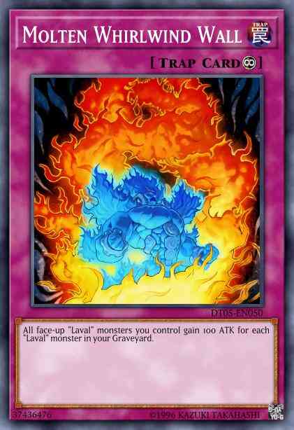 Molten Whirlwind Wall - HA05-EN030 - Super Rare - 1st Edition