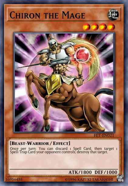 Chiron the Mage - BP02-EN034 - Mosaic Rare - 1st Edition