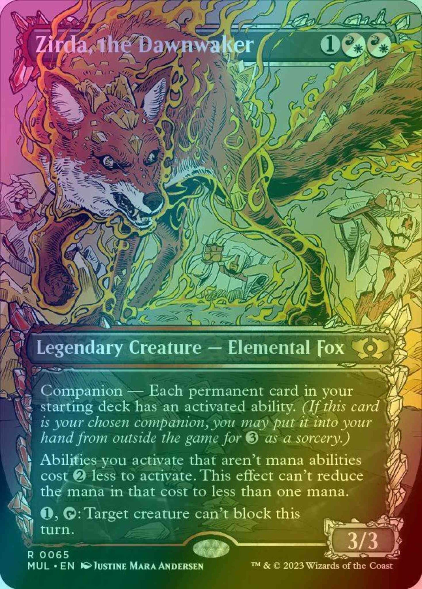 Zirda, the Dawnwaker [65] [Planar Showcase] [Multiverse Legends] [Foil]