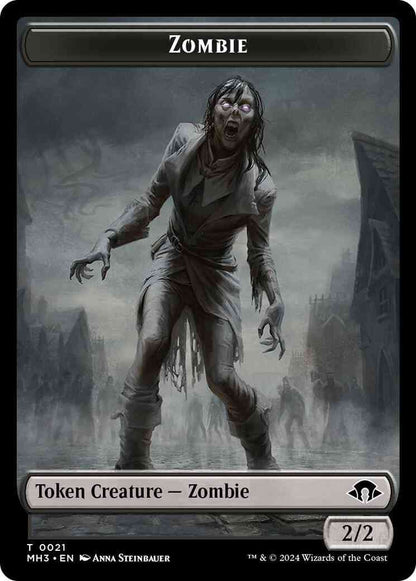 Insect Token (43) // Zombie Token (21) [Modern Horizons 3: Tokens] [Ripple Foil/Non-Foil]