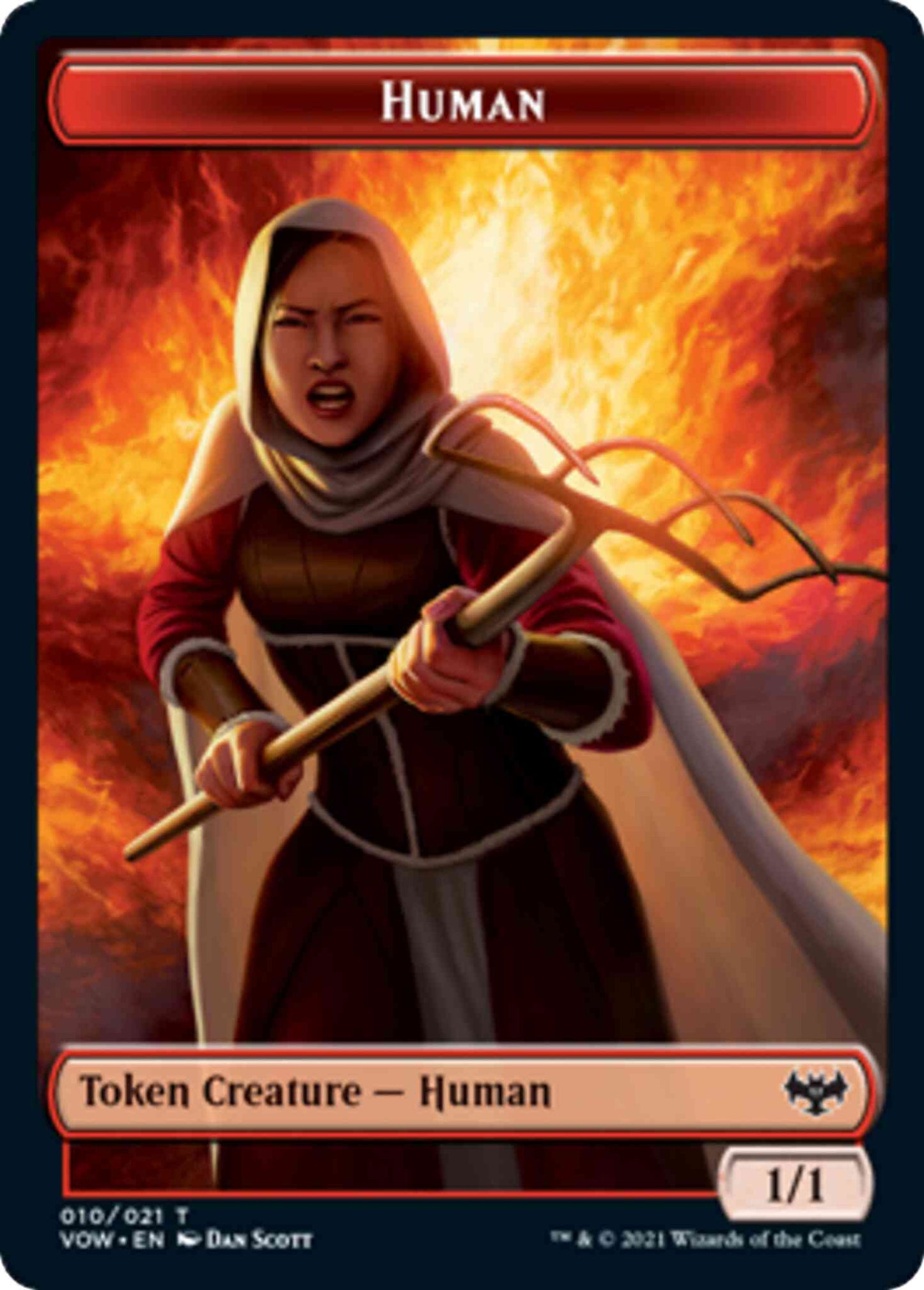 Human Token [10] [Innistrad: Crimson Vow: Tokens] [Non-Foil]