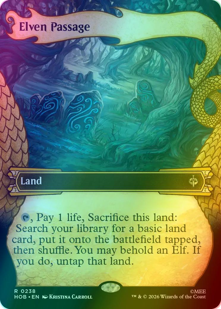 Elven Passage [238] [Borderless] [Dragon Hoard] [The Hobbit] [Foil]