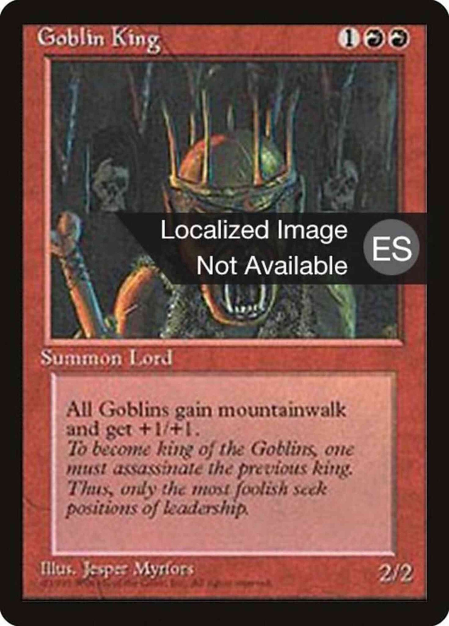 Goblin King - Japanese [198] [Fourth Edition Black Border: Japanese] [Non-Foil]