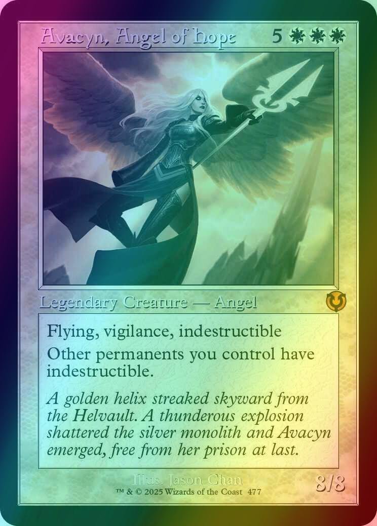 Avacyn, Angel of Hope [477] [Retro Frame] [Innistrad Remastered] [Foil]