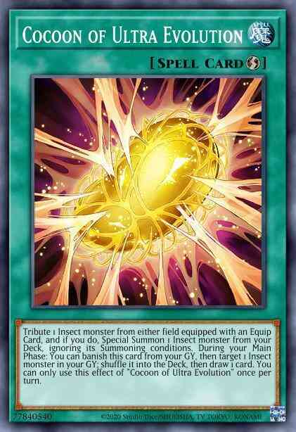 Cocoon of Ultra Evolution - LED2-EN009 - Ultra Rare - 1st Edition