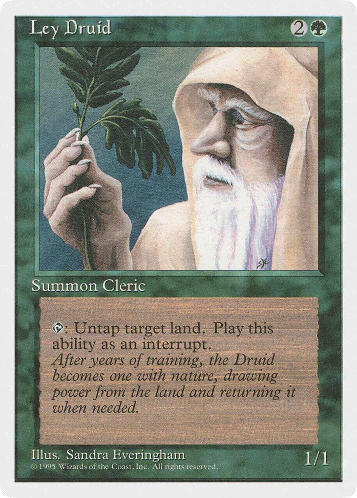 Ley Druid [256] [Fourth Edition] [Non-Foil]