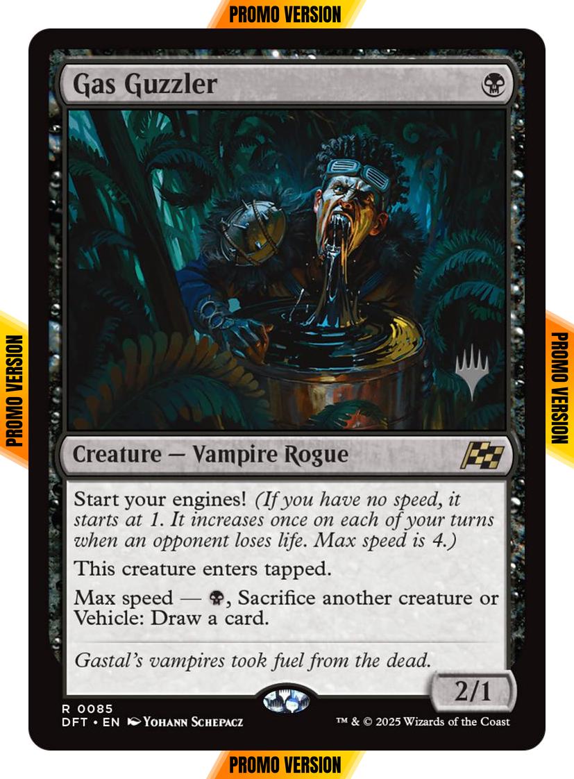 Gas Guzzler [85p] [Promo Pack] [Aetherdrift: Promos] [Non-Foil]