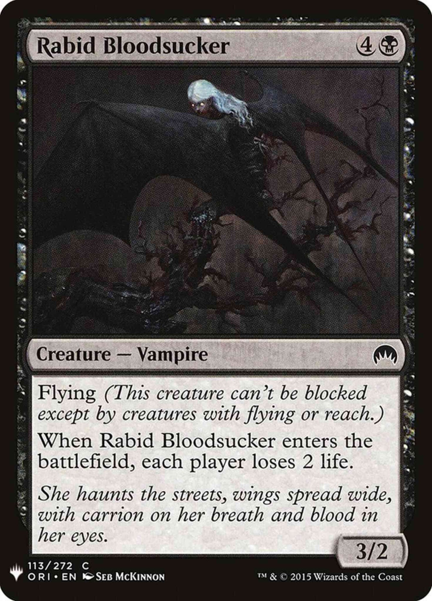 Rabid Bloodsucker [ORI-113] [The List] [Non-Foil]