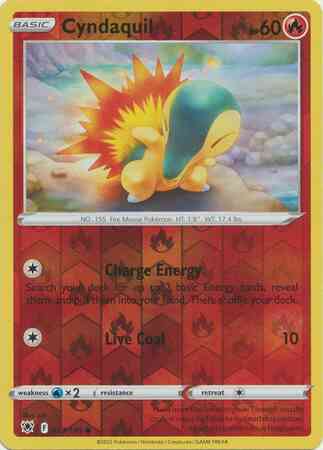 Cyndaquil - 023/189 - Common [swsh10-023] [Reverse Holo]
