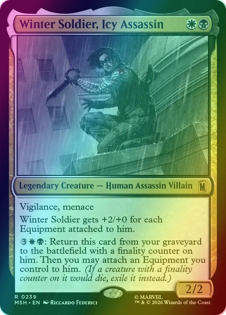 Winter Soldier, Icy Assassin [239] [Marvel Super Heroes] [Foil]