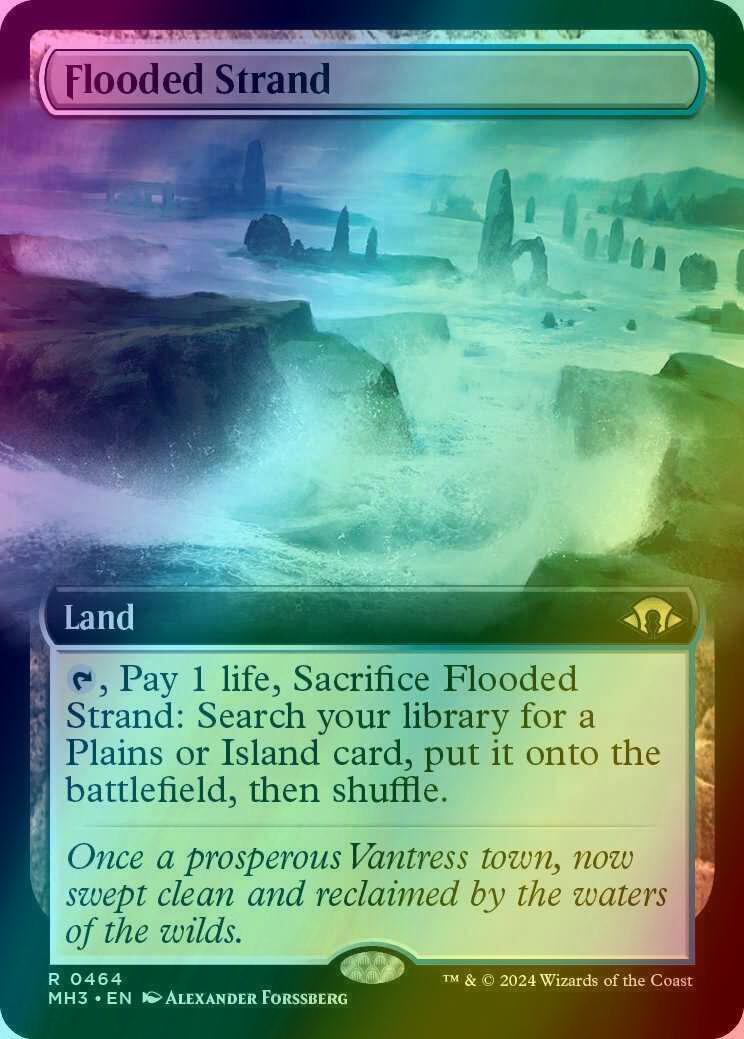 Flooded Strand [464] [Extended Art] [Modern Horizons 3] [Foil]
