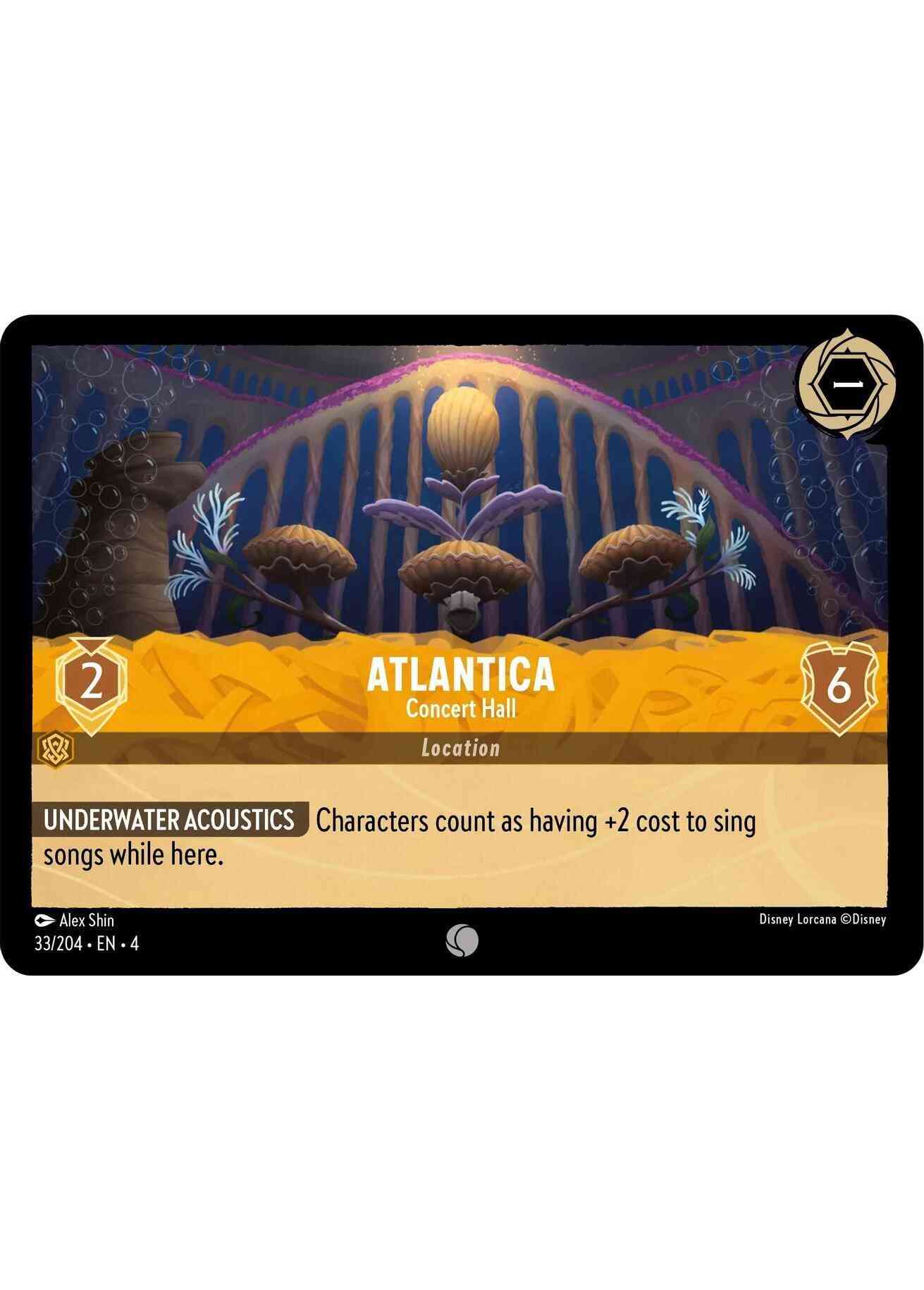 Atlantica - Concert Hall - 33/204 [Ursula's Return] [Non-Foil]