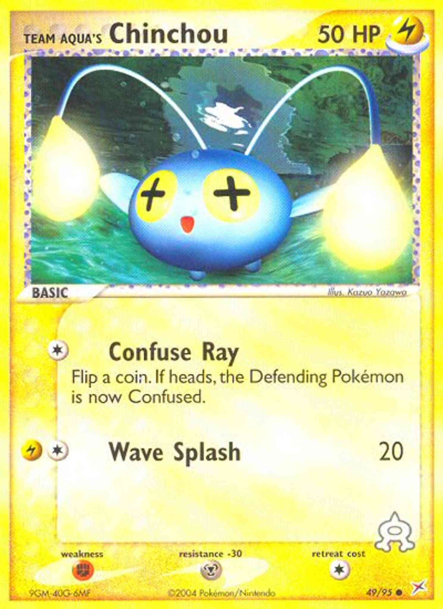 Team Aqua's Chinchou - 49/95 - Common [ex4-49] [Non-Holo]