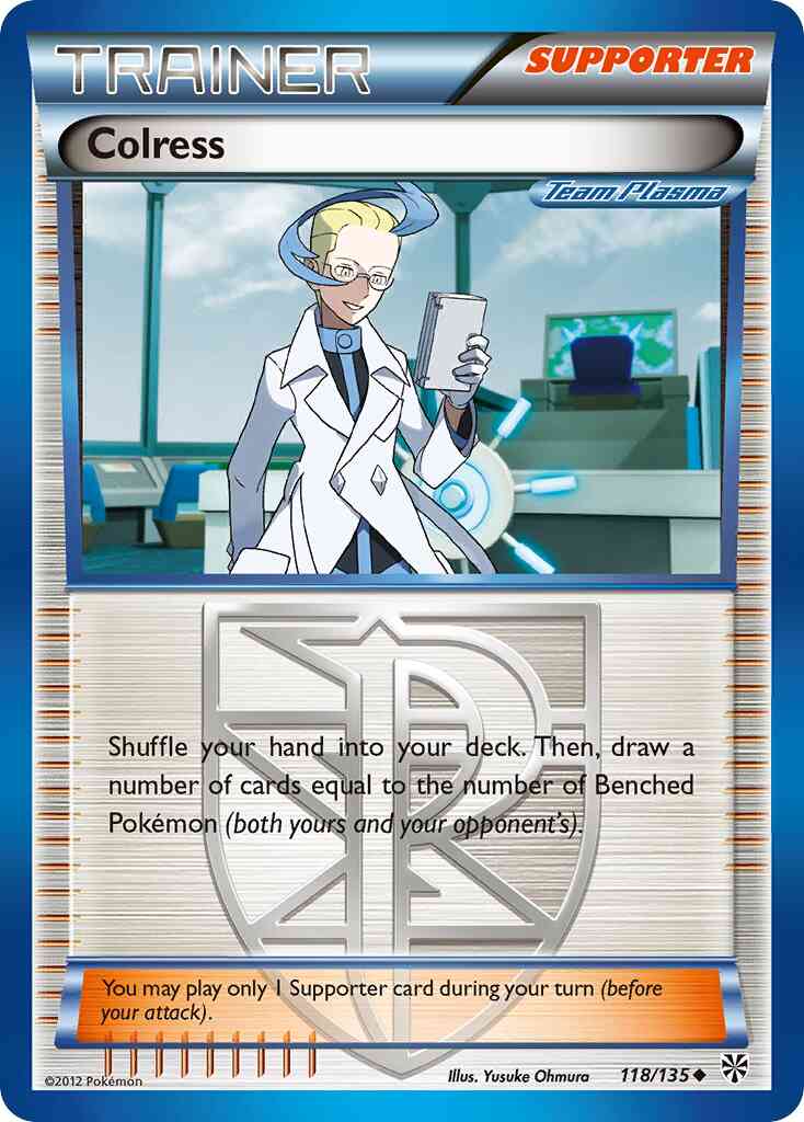 Colress - 118/135 - Uncommon [bw8-118] [Reverse Holo]