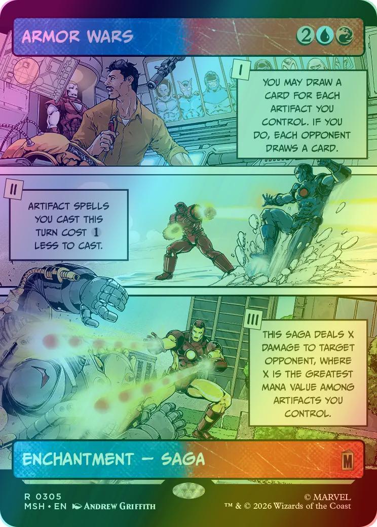 Armor Wars [305] [Panel Showcase] [Marvel Super Heroes] [Foil]