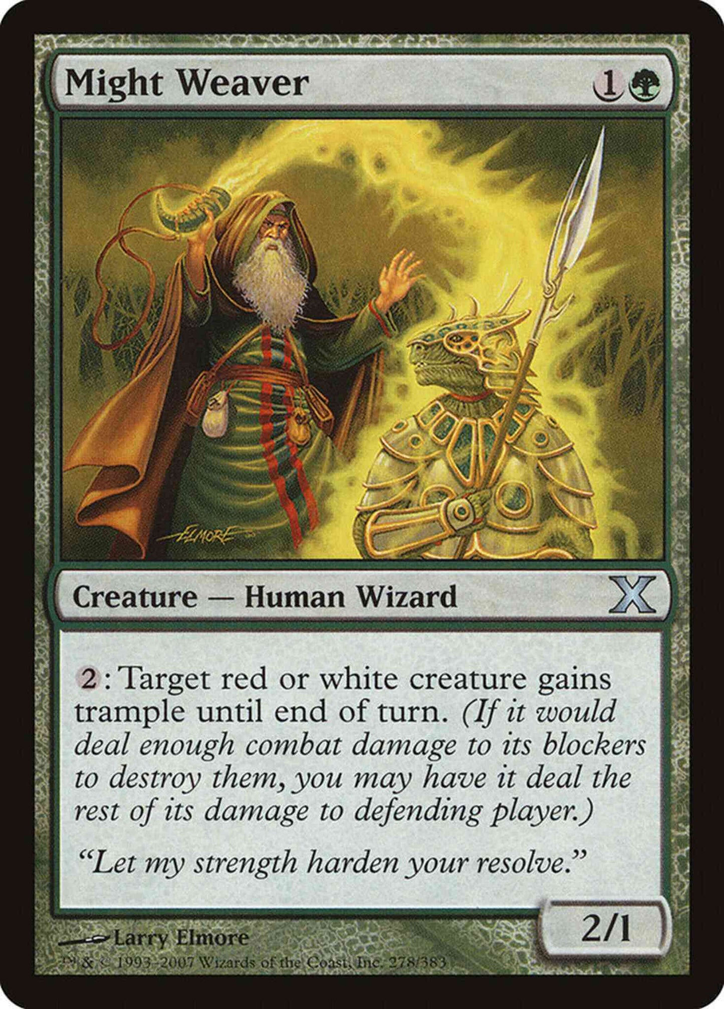 Might Weaver [278] [Tenth Edition] [Non-Foil]