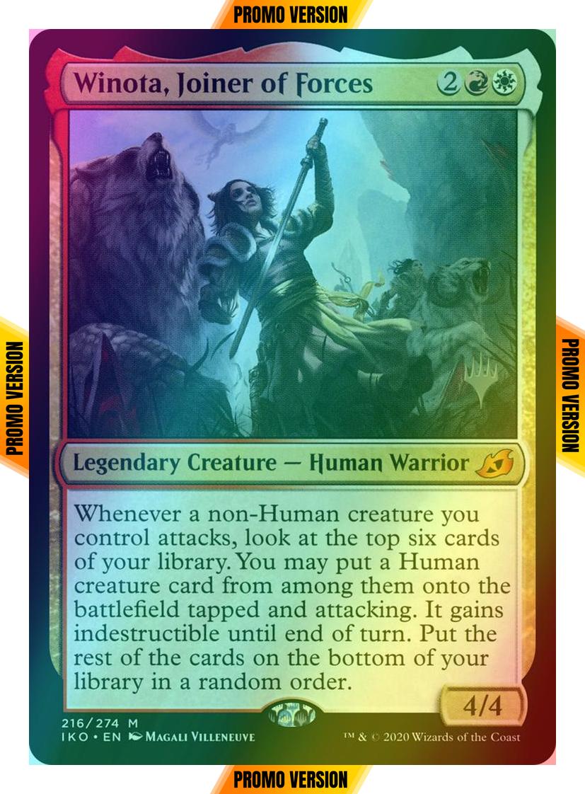 Winota, Joiner of Forces [Promo Pack] [216p] [Ikoria: Lair of Behemoths Promos] [Foil]