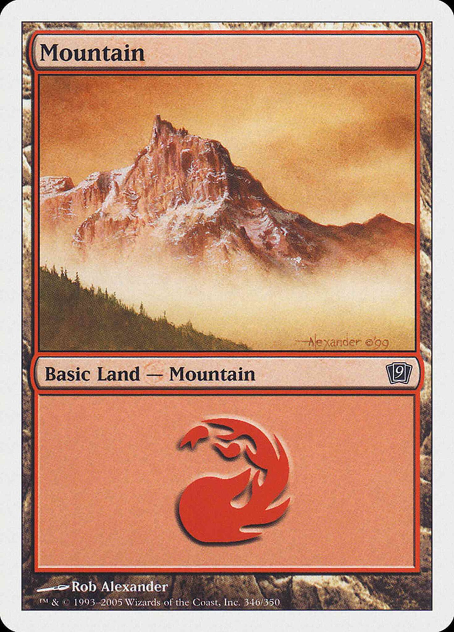 Mountain [346] [Ninth Edition] [Non-Foil]