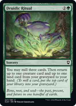 Druidic Ritual [227] [Commander Legends: Battle for Baldur's Gate] [Non-Foil]