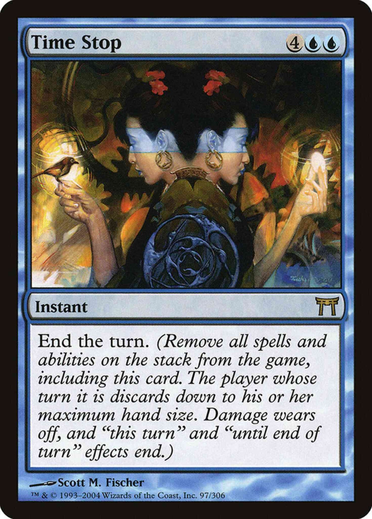 Time Stop [97] [Champions of Kamigawa] [Non-Foil]