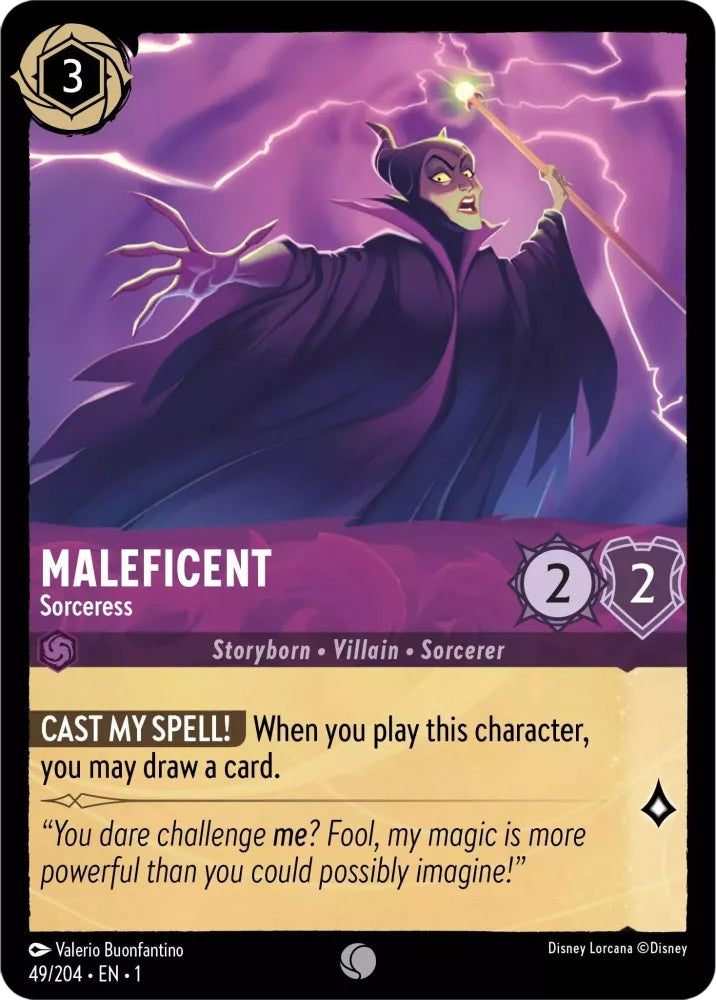 Maleficent - Sorceress - 49/204 [The First Chapter] [Non-Foil]