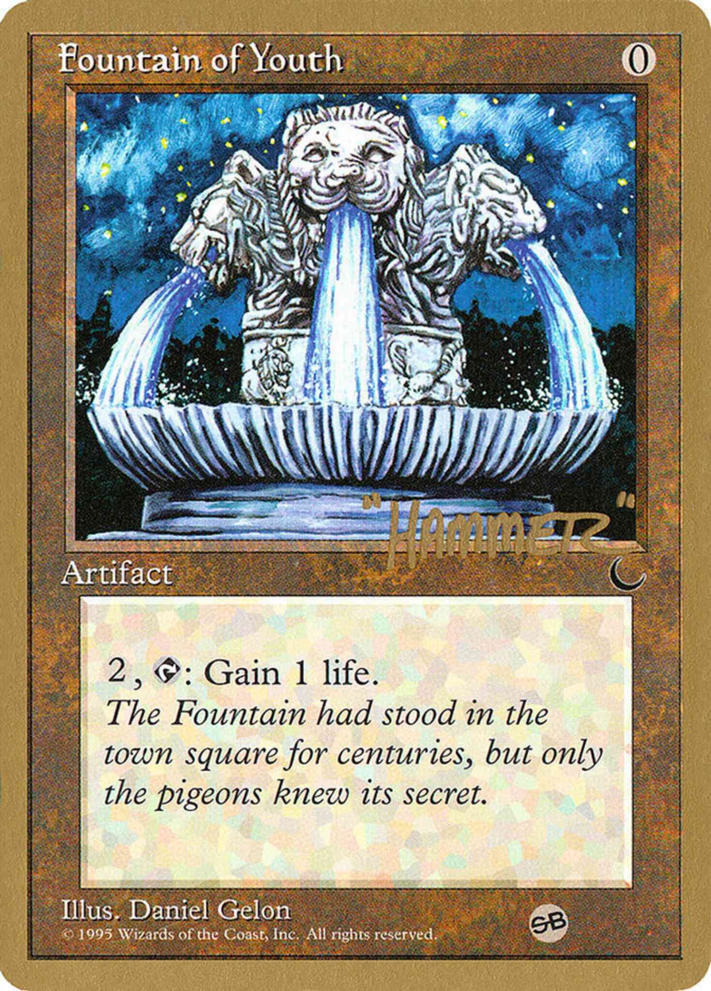 Fountain of Youth [sr98sb] [Shawn Regnier] [Sideboard] [Pro Tour Collector Set] [Non-Foil]