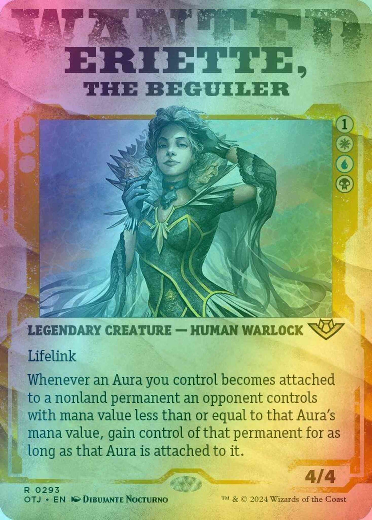 Eriette, the Beguiler [293] [Wanted Poster Showcase] [Outlaws of Thunder Junction] [Foil]