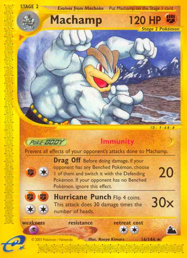 Machamp - 16/144 - Rare [ecard3-16] [Reverse Holo]